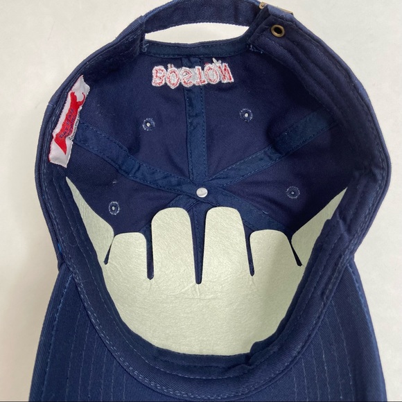 Boston “B” Navy Blue and Red Adjustable Baseball Hat - Picture 6 of 11